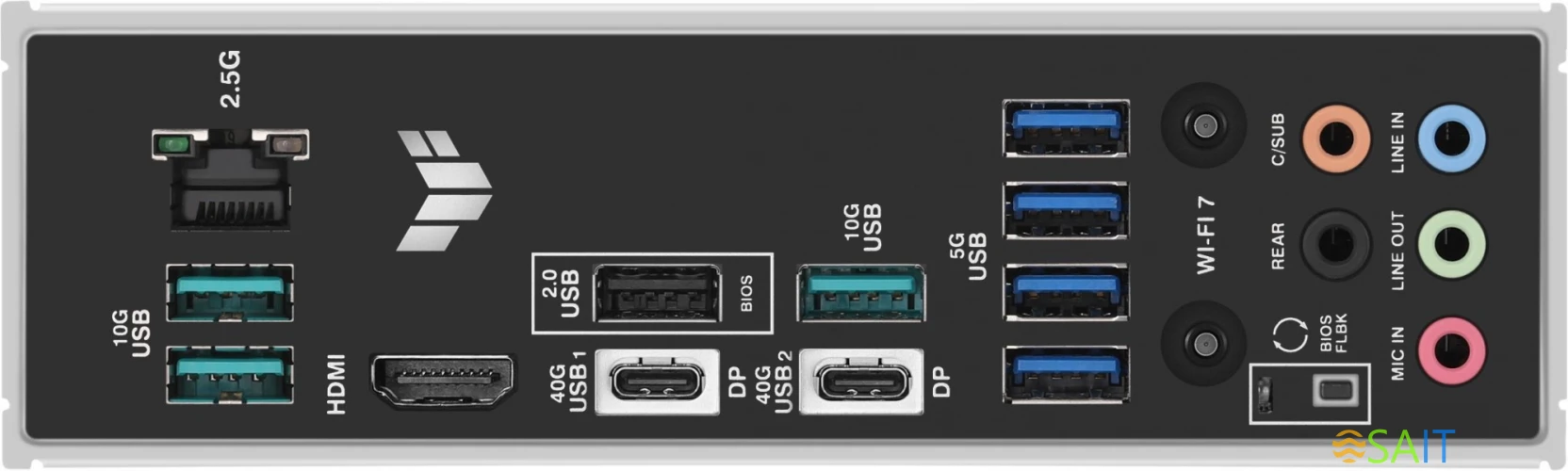 Материнская плата Asus TUF GAMING X870-PLUS WIFI SocketAM5 AMD X870 4xDDR5 ATX AC`97 8ch(7.1) 2.5Gg RAID+HDMI