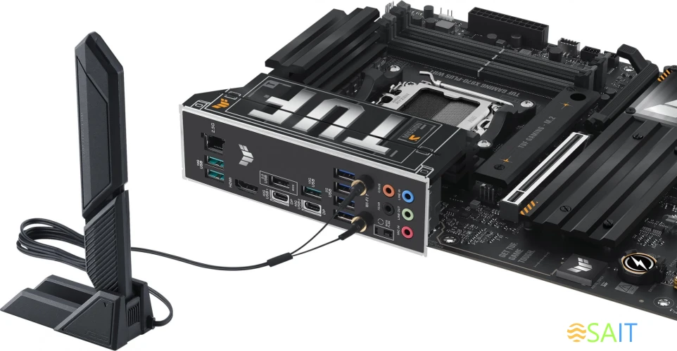 Материнская плата Asus TUF GAMING X870-PLUS WIFI SocketAM5 AMD X870 4xDDR5 ATX AC`97 8ch(7.1) 2.5Gg RAID+HDMI