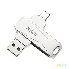 Флеш Диск Netac 32Gb U782C NT03U782C-032G-30PN USB3.0 серебристый