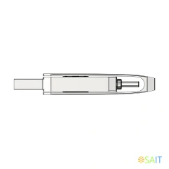 Флеш Диск Netac 32Gb U782C NT03U782C-032G-30PN USB3.0 серебристый