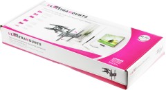 Кронштейн для телевизора Ultramounts UM908 черный 32"-75" макс.40кг настенный поворотно-выдвижной и наклонный