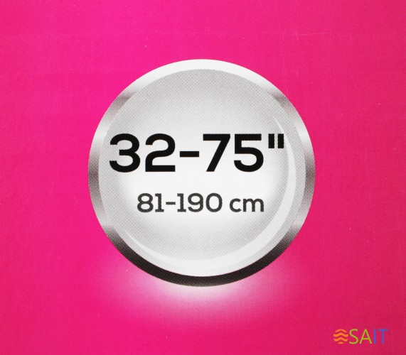 Кронштейн для телевизора Ultramounts UM908 черный 32"-75" макс.40кг настенный поворотно-выдвижной и наклонный