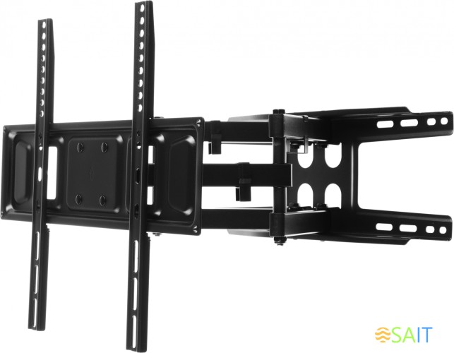 Кронштейн для телевизора Ultramounts UM908 черный 32"-75" макс.40кг настенный поворотно-выдвижной и наклонный