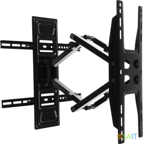 Кронштейн для телевизора Ultramounts UM908 черный 32"-75" макс.40кг настенный поворотно-выдвижной и наклонный