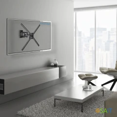 Кронштейн для телевизора Kromax CORBEL-12 титан 32"-75" макс.45кг настенный поворот и наклон