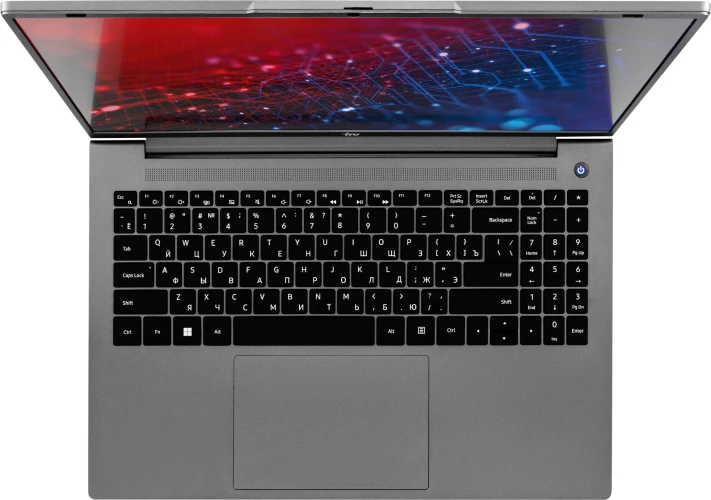 Ноутбук IRU Tactio 16ALB Core i3 1215U 16Gb SSD512Gb Intel UHD Graphics 16" IPS FHD (1920x1200) Windows 11 Pro grey WiFi BT Cam 4830mAh (2110203)