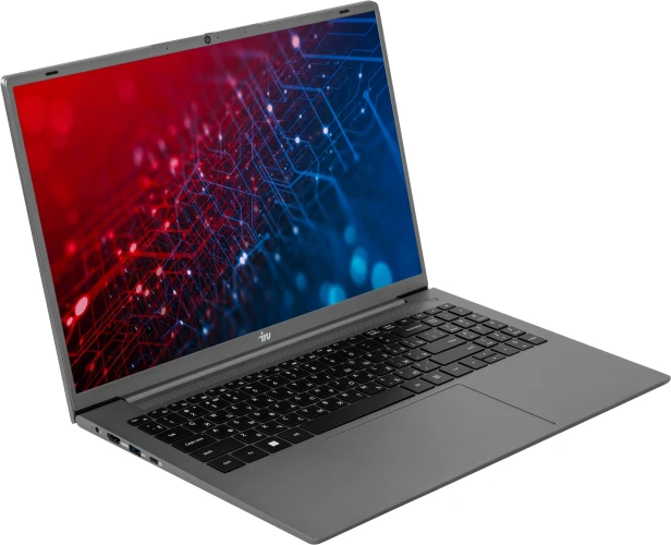 Ноутбук IRU Tactio 16ALB Core i3 1215U 16Gb SSD512Gb Intel UHD Graphics 16" IPS FHD (1920x1200) Windows 11 Pro grey WiFi BT Cam 4830mAh (2110203)