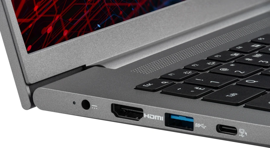 Ноутбук IRU Tactio 16ALB Core i3 1215U 16Gb SSD512Gb Intel UHD Graphics 16" IPS FHD (1920x1200) Windows 11 Pro grey WiFi BT Cam 4830mAh (2110203)