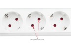Фильтр-удлинитель Power Cube PRO, 5,0 м 6 розеток, LC контур, 16А/3,5кВт POWERCUBE SPL6-16-P-5M