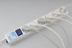 Фильтр-удлинитель Power Cube PRO, 5,0 м 6 розеток, LC контур, 16А/3,5кВт POWERCUBE SPL6-16-P-5M