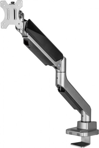 Кронштейн для мониторов Ultramounts UM717 серебристый 17"-49" макс.18кг крепление к столешнице поворот и наклон