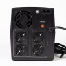 ИБП ЮНИОР СМАРТ 1200, 1200/720 ВА/Вт, LED, USB, RJ11/RJ45, SCHUKOx3 Импульс JS12217