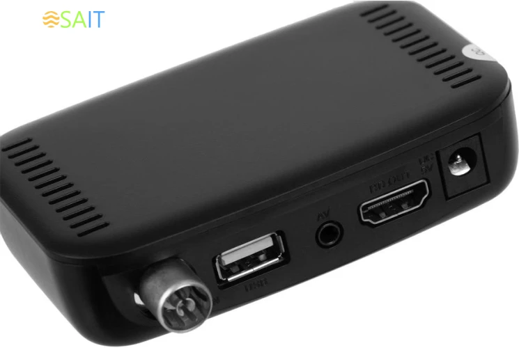 Ресивер DVB-T2 Hyundai H-DVB460 черный