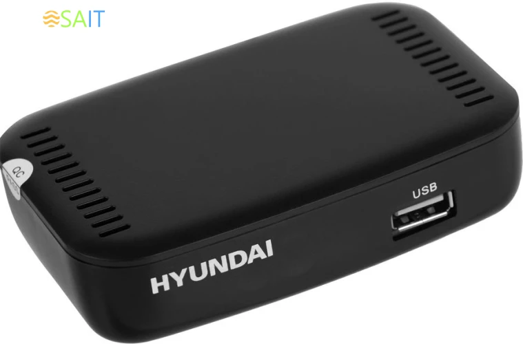 Ресивер DVB-T2 Hyundai H-DVB460 черный