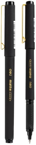 Ручка гелев. Deli Arris Matte EG84-BK черн d=0.7мм черн. черн. 1стерж.