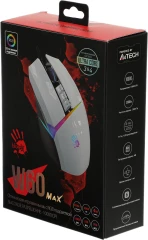 Мышь A4Tech Bloody W60 Max белый оптическая 10000dpi USB 10but (W60 MAX (PANDA WHITE))