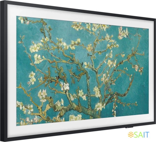 Телевизор QLED Samsung 32" QE32LS03CBUXRU The Frame черный/серый FULL HD 60Hz DVB-T2 DVB-C DVB-S2 USB WiFi Smart TV (RUS)