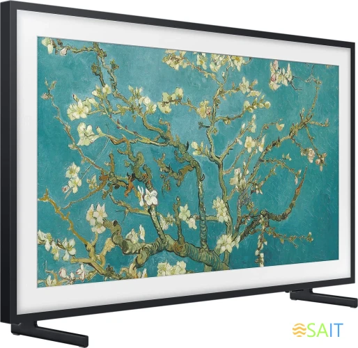 Телевизор QLED Samsung 32" QE32LS03CBUXRU The Frame черный/серый FULL HD 60Hz DVB-T2 DVB-C DVB-S2 USB WiFi Smart TV (RUS)