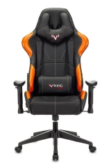 Кресло игровое Zombie VIKING 5 AERO черный/оранжевый эко.кожа с подголов. крестов. пластик