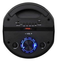Минисистема Hyundai H-MC170 черный 80Вт FM USB BT SD/MMC