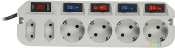 Сетевой фильтр Most ARG 3м (6 розеток) белый (коробка)