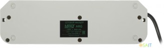 Сетевой фильтр Most ARG 3м (6 розеток) белый (коробка)