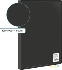 Папка с 60 прозр.вклад. Silwerhof Eco A4 пластик 0.7мм черный