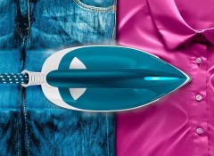 Парогенератор Philips GC6840/20 2400Вт бирюзовый/белый