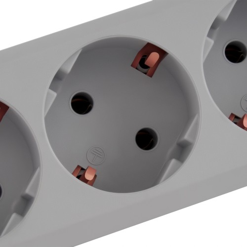 Сетевой фильтр Buro 300SL-1-G 1м (3 розетки) серый (пакет ПЭ)