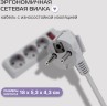 Сетевой фильтр Buro 300SL-1-G 1м (3 розетки) серый (пакет ПЭ)