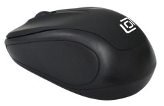 Мышь Оклик 665MW черный оптическая 1600dpi беспров. USB для ноутбука 3but (1025130)