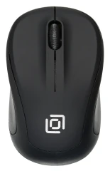 Мышь Оклик 665MW черный оптическая 1600dpi беспров. USB для ноутбука 3but (1025130)