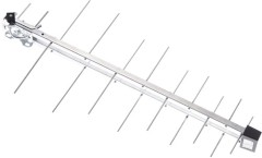 Антенна телевизионная Denn DAE603 25дБ активная черный каб.:8.5м