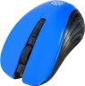 Мышь Оклик 545MW черный/синий оптическая 1600dpi беспров. USB для ноутбука 4but (368630)