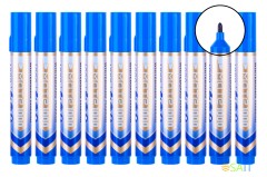 Маркер для досок Deli EU008-BL Mate круглый пиш. наконечник синий (1шт.)