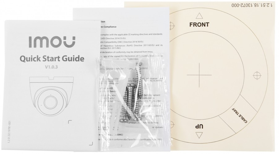 Камера видеонаблюдения IP Imou Turret SE 4MP Wi-Fi 2.8-2.8мм цв. корп.:белый (IPC-T42EP-0280B-IMOU)