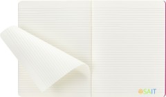 Блокнот Moleskine CAHIER JOURNAL CH021D17 XLarge 190х250мм обложка картон 120стр. линейка розовый неон (3шт)