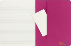 Блокнот Moleskine CAHIER JOURNAL CH021D17 XLarge 190х250мм обложка картон 120стр. линейка розовый неон (3шт)