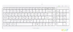 Клавиатура + мышь A4Tech Fstyler F1512 клав:белый мышь:белый USB (F1512 WHITE)