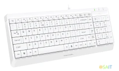 Клавиатура + мышь A4Tech Fstyler F1512 клав:белый мышь:белый USB (F1512 WHITE)
