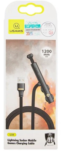Кабель USAMS-U39 УТ000019993 USB (m)-Lightning (m) 1м черный