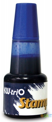 Краска штемпельная Kw-Trio 290072 оттис.:синий 24мл