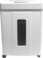 Шредер Office Kit S200TS 0,8x1 белый (секр.P-7) фрагменты 6лист. 25лтр. скобы пл.карты CD