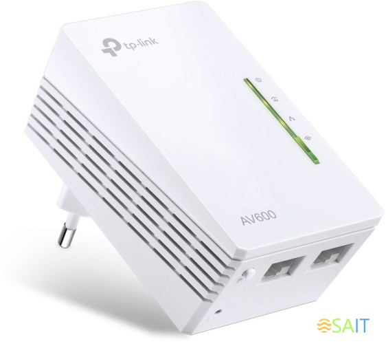 Сетевой адаптер Powerline TP-Link TL-WPA4220 AV600 Fast Ethernet (ант.внутр.)