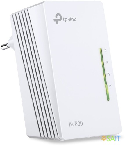 Сетевой адаптер Powerline TP-Link TL-WPA4220 AV600 Fast Ethernet (ант.внутр.)