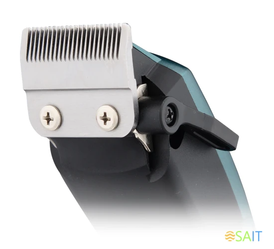 Машинка для стрижки Hyundai H-HC7171 черный/нефритовый 8Вт (насадок в компл:4шт)