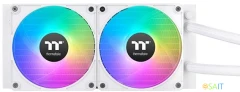 Система водяного охлаждения Thermaltake TH240 V2 Ultra EX Snow ARGB Soc-AM5/AM4/1200/1700/1851 белый 4-pin 28.5dB Al+Cu LCD Ret (CL-W425-PL12SW-A)