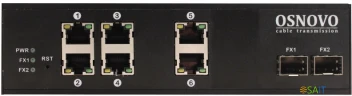 Коммутатор Osnovo SW-8062/IC 150W управляемый