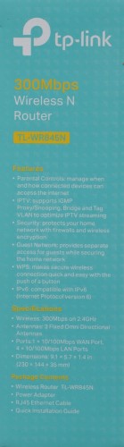 Роутер беспроводной TP-Link TL-WR845N N300 10/100BASE-TX белый