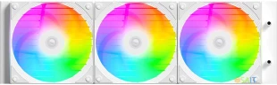 Система водяного охлаждения ID-Cooling FX360 Inf ARGB Soc-AM5/AM4/1200/1700/1851 белый 4-pin 27.2dB Al+Cu 350W Ret (FX360 INF WHITE)